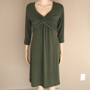 NWT Spense green sweater dress Sz M